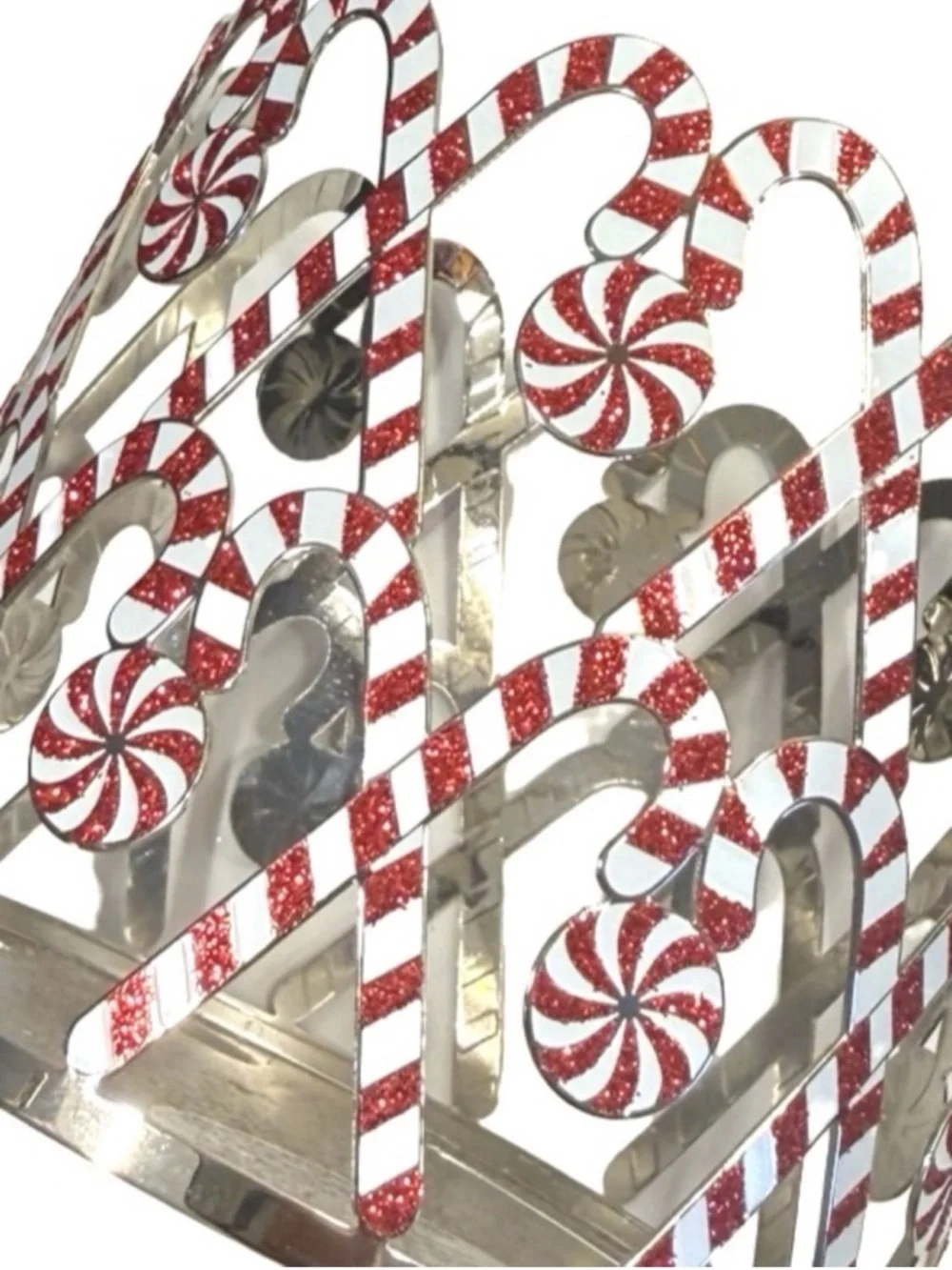 Candy Cane Peppermint Candle Holder